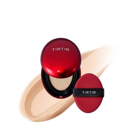 کوشن تیرتیر TIRTIR Mask Fit Red Cushion SPF40 PA++ | کوشن پوشاننده و ماندگار با جلوه نیمه‌مات | ایجاد پوشش یکدست و صاف روی پوست | مناسب آرایش روزانه | رنگ 21C