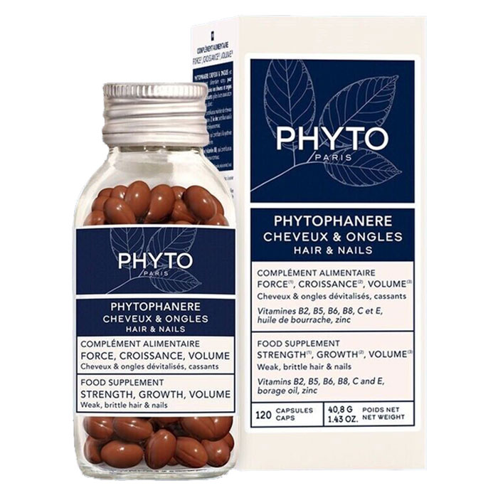 مکمل تقویت مو فیتو PHYTO Hair Supplement | مکمل تقویت و تغذیه مو | حاوی ترکیبات مغذی برای حمایت از سلامت و استحکام مو | 120 عددی