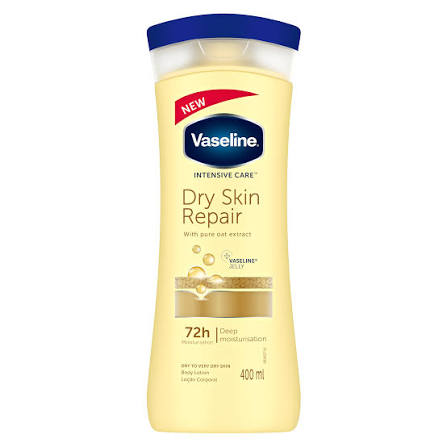 لوسیون بدن وازلین Vaseline مدل Dry Skin Repair مناسب پوست خیلی خشک حجم 400 میلی
