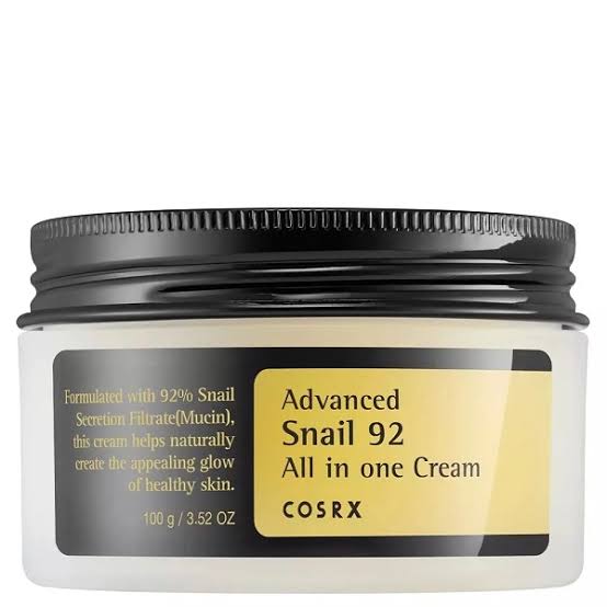 کرم چندکاره حلزون کوزارکس کاسه‌ای ۱۰۰ گرمی (COSRX Advanced Snail 92 All in one Cream)