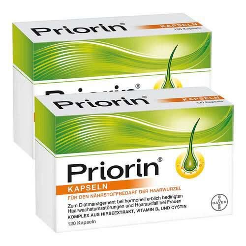 مکمل تقویت و ضد ریزش مو مو پریورین Priorin Capsules | مکمل تقویت و تغذیه مو | حاوی ترکیبات مغذی برای حمایت از سلامت و رشد مو | بسته 120 عددی