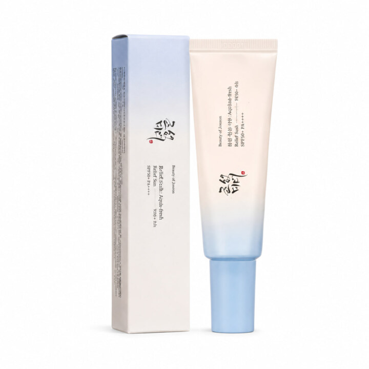 ضدآفتاب بی‌رنگ بیوتی آف جوسان Beauty of Joseon Relief Sun Aqua-Fresh Rice + B5 SPF50+ PA++++ | ضدآفتاب آبرسان و سبک | حاوی عصاره برنج و ویتامین B5 | بدون ایجاد حس سنگینی و سفیدی روی پوست