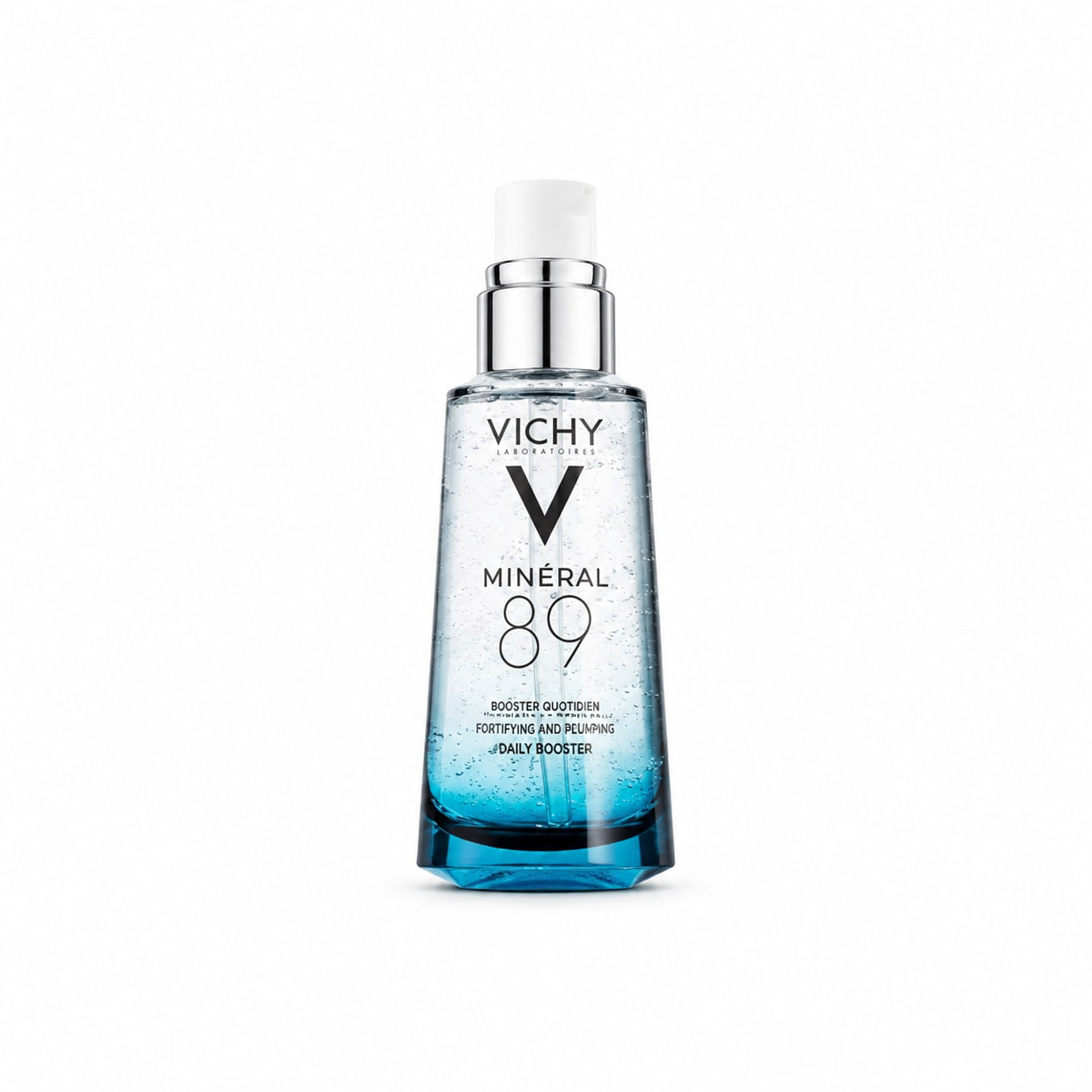 سرم آبرسان ویشی Vichy Minéral 89 Fortifying & Hydrating Daily Skin Booster | سرم آبرسان و تقویت‌کننده پوست | حاوی هیالورونیک اسید و آب معدنی ویشی | کمک به حفظ رطوبت و تقویت سد دفاعی پوست | حجم 50 میلی لیتر