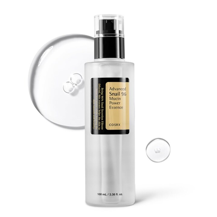 اسنس حلزون کوزارکس COSRX Advanced Snail 96 Mucin Power Essence | اسنس آبرسان، ترمیم‌کننده و تقویت‌کننده سد دفاعی پوست | حاوی 96% موسین حلزون | کمک به بهبود ظاهر جای جوش و افزایش شفافیت پوست | حجم 100ml