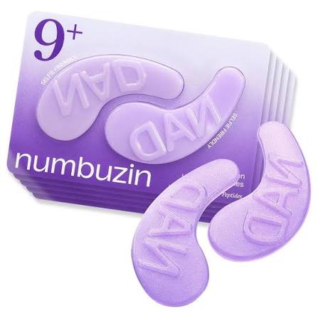 پچ دور چشم نامبوزین ورقه ای Numbuzin No.9 NAD Bio Lifting Eye Patch | پچ دور چشم لیفتینگ و جوانساز | کمک به آبرسانی، سفتی و کاهش ظاهر خطوط ریز اطراف چشم | مناسب استفاده روزانه