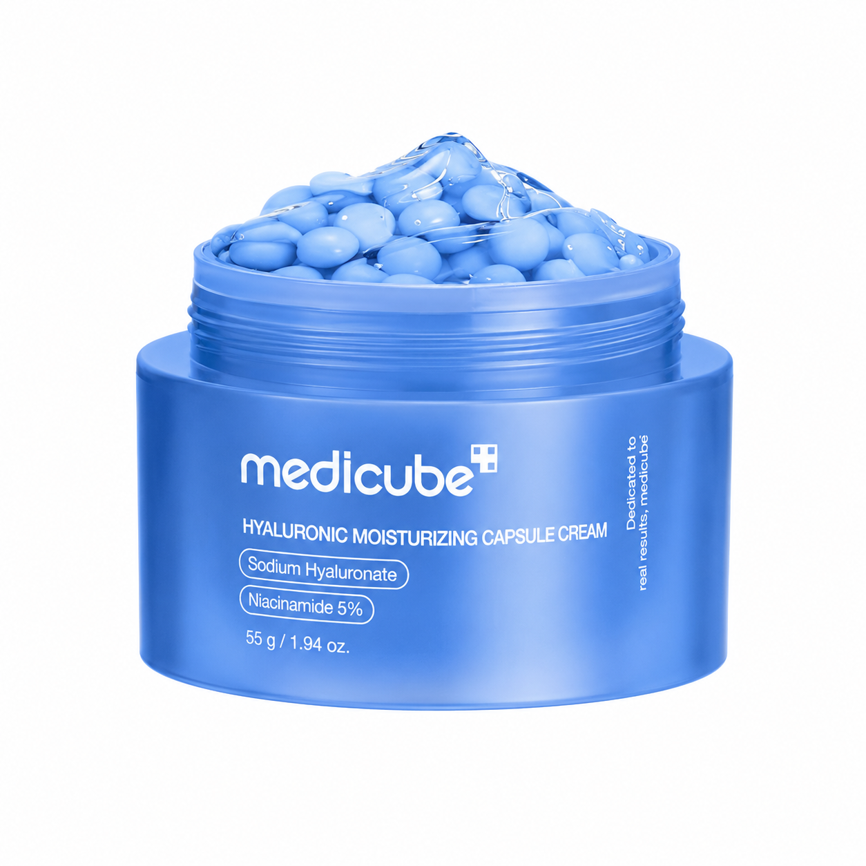 کرم کپسولی آبرسان هیالورونیک اسید مدی کیوب Medicube Hyaluronic Moisturizing Capsule Cream 55g