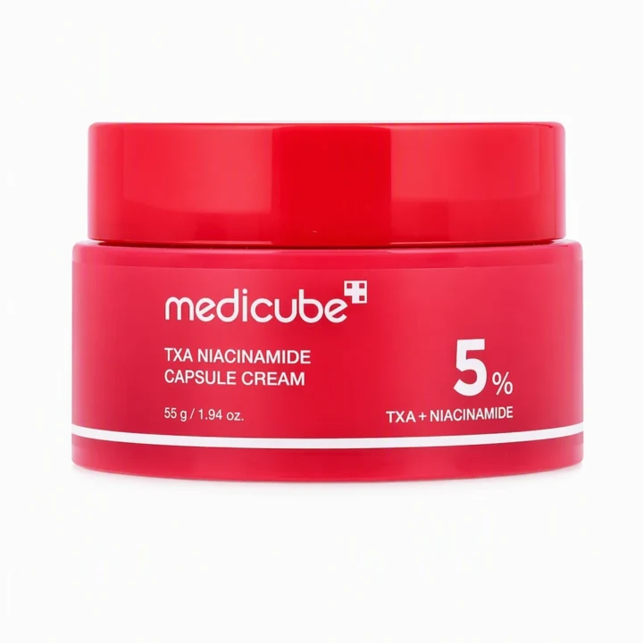 کرم کپسولی نیاسینامید مدیکیوب Medicube Niacinamide Capsule Cream | کرم روشن‌کننده و آبرسان | حاوی نیاسینامید و کپسول‌های فعال | کمک به کاهش ظاهر لک، افزایش شفافیت و حفظ رطوبت پوست