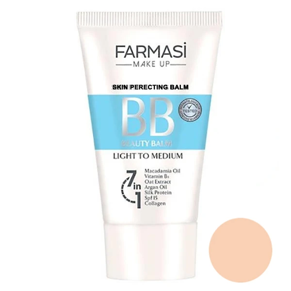 کرم BB فارماسی شماره 2 Farmasi BB Cream | کرم BB چندکاره با پوشش سبک تا متوسط | مرطوب‌کننده، یکدست‌کننده رنگ پوست و مناسب آرایش روزانه | شماره رنگ2