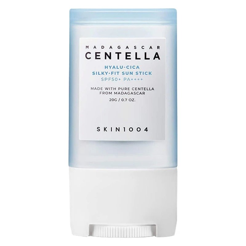 ضدآفتاب کرمی بی‌رنگ اسکین مدل سیکا سنتلا SKIN1004 Madagascar Centella Hyalu-Cica Water-Fit Sun Serum SPF50+ PA++++ | ضدآفتاب آبرسان و محافظ پوست | بافت سبک و بدون سفیدی روی پوست | مناسب استفاده روزانه